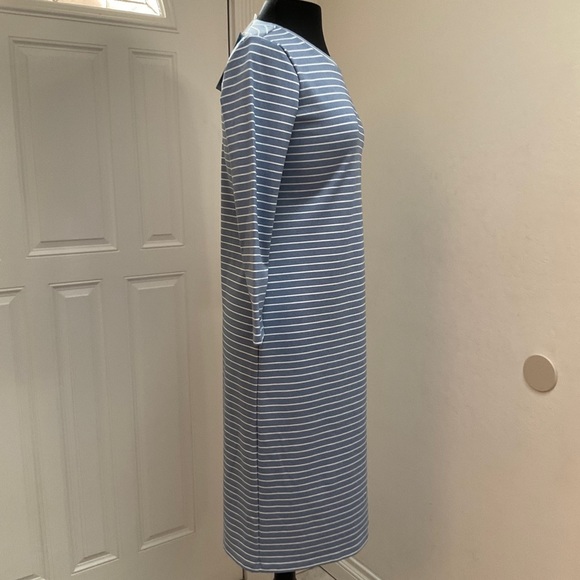 NWT Sonet James Reese Blue & White Stripe A Play Dress Medium - Picture 4 of 11